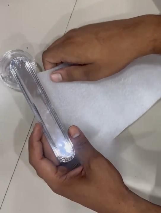 Crystal Suction Door Handle – Waterproof & Easy Install