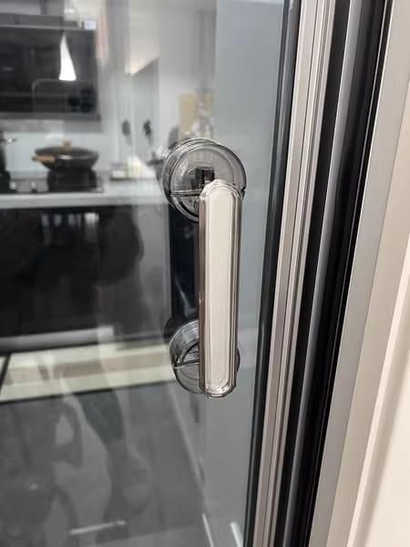 Crystal Suction Door Handle – Waterproof & Easy Install