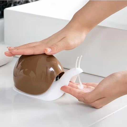 Portable Snail-Shaped Liquid Soap Dispenser – 120ml, 3 Compartments