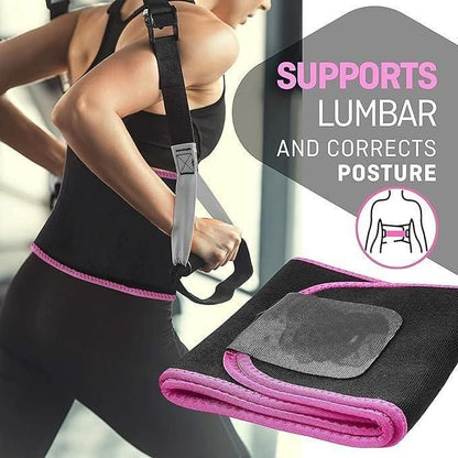 Adjustable Waist Trimmer Belt – Unisex, Lightweight & Portable